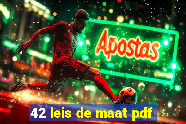 42 leis de maat pdf